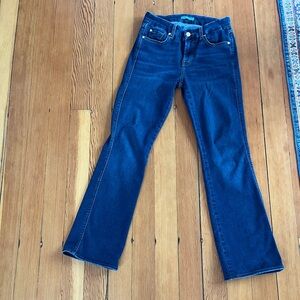 7 For All Mankind Kimmie Boot Cut Jeans in Indigo wash
